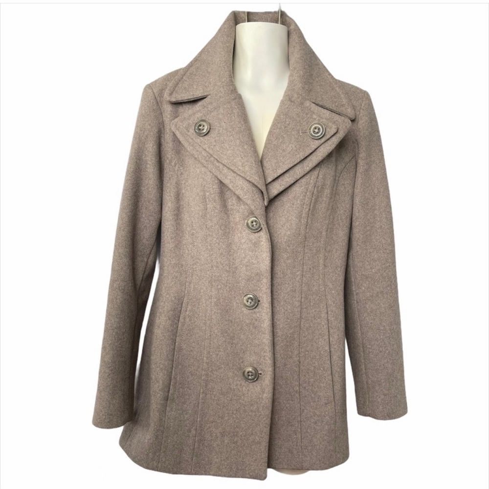 London Fog Wool Dress Peacoat